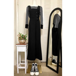 Sensemill Ruffle Button Wide leg Overall jumpsuit Size S NEW -Jumpsuit ONLY